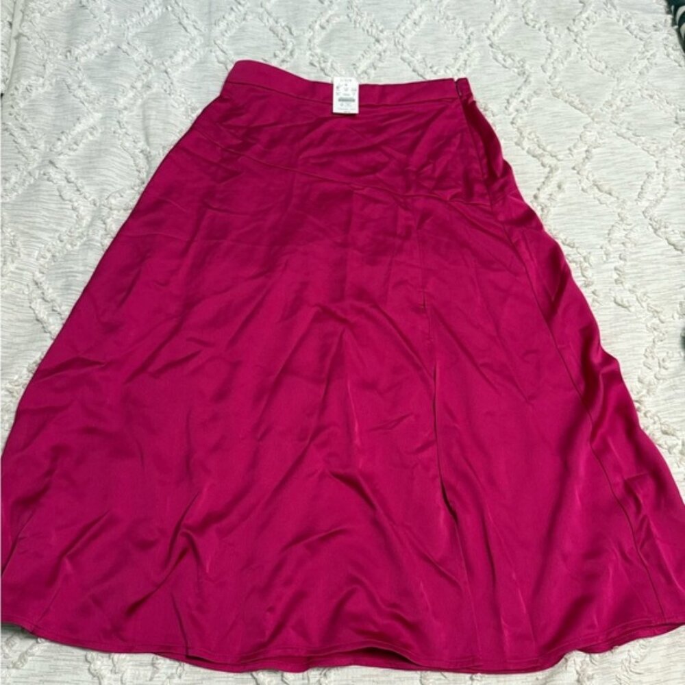 J Crew Midi Slip Skirt